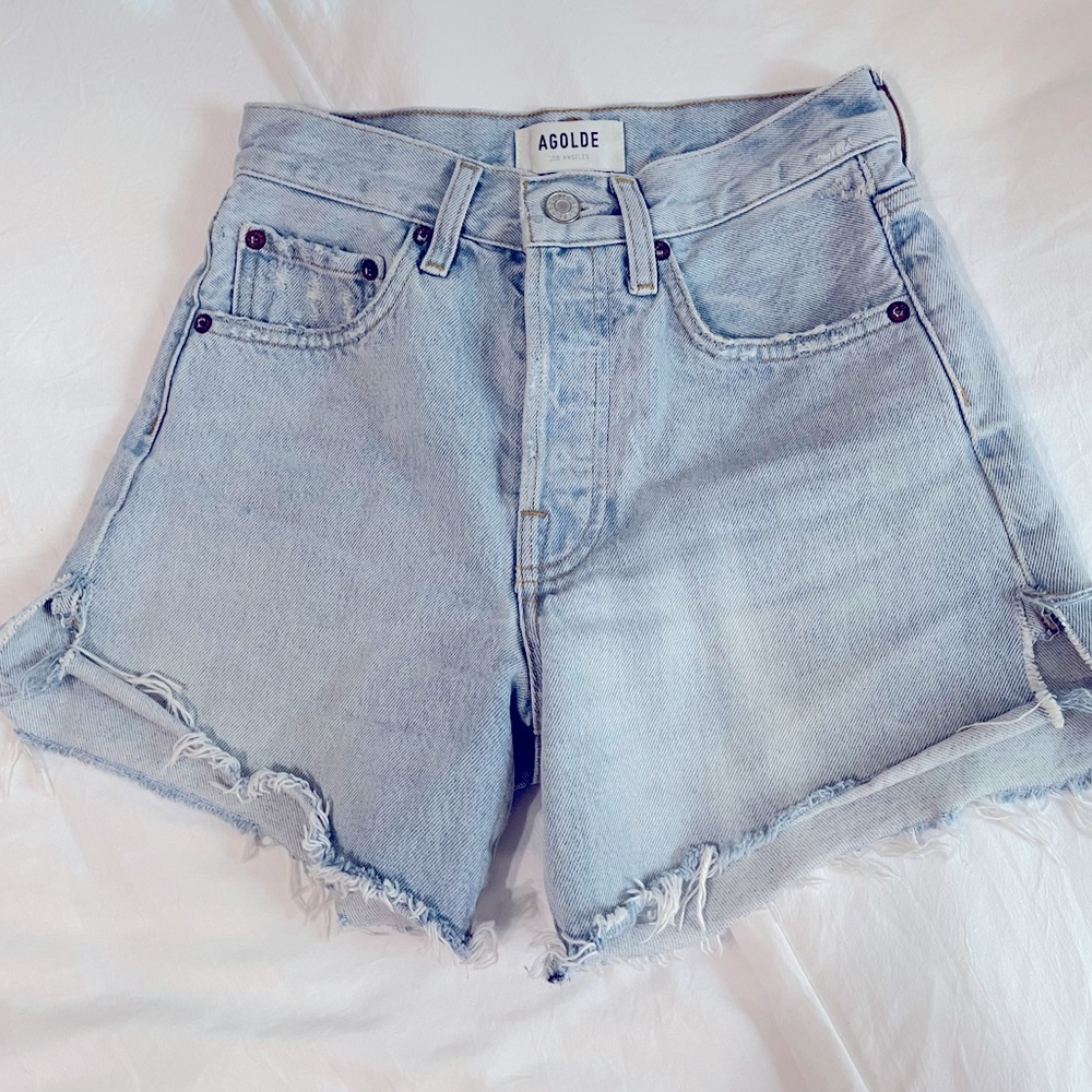 AGOLDE denim shorts